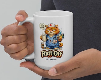 Krankenschwester Katzenbecher - Lustiges Krankenschwester Geschenk für medizinische Mitarbeiter