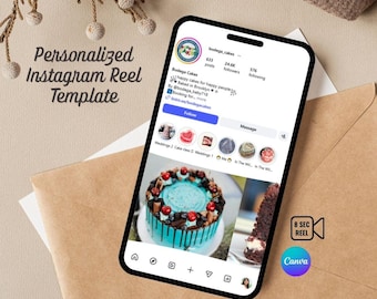 Canva Instagram Reel Template | Editable Instagram Carousel + Reels Kit | Instagram Feed & Highlights Covers | YouTube Shorts Template
