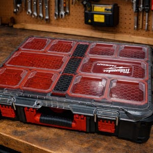 MILWAUKEE PACKOUT Compatible Deep Organiser Inserts – 3D Printed PETG (Heavy-Duty Tool Storage)