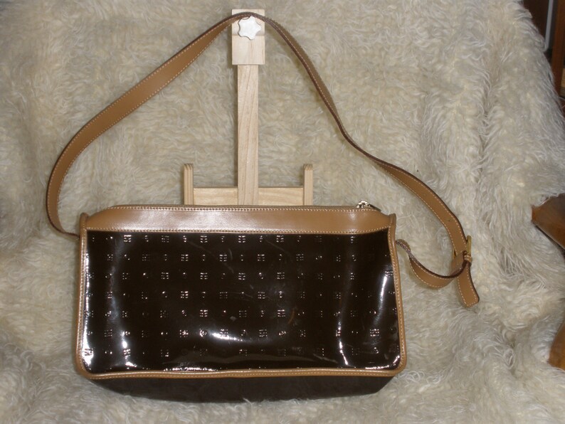 arcadia patent leather bags