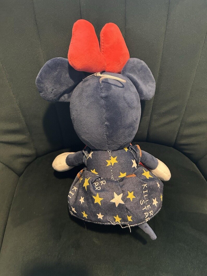 Disney Minnie Mouse Plush Toy Star Dress Red Bow Disney Parks image 2