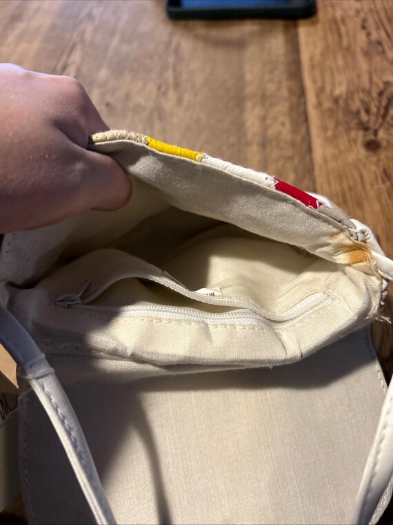 Vintage Michael Stevens Patchwork Leather Crossbo… - image 7