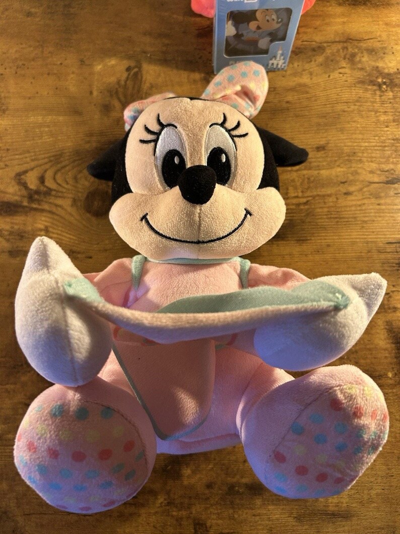 Disney Plush Lot Minnie Mickey Mouse + Walt Disney World Playing Cards image 2