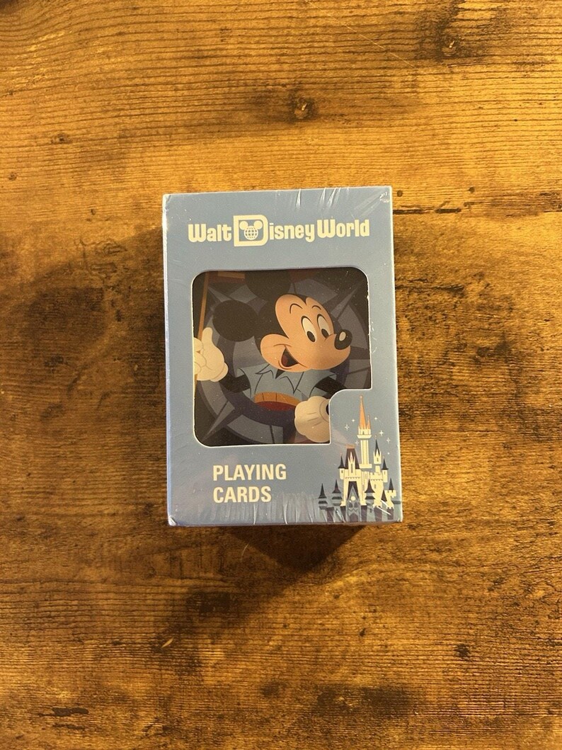 Disney Plush Lot Minnie Mickey Mouse + Walt Disney World Playing Cards image 4