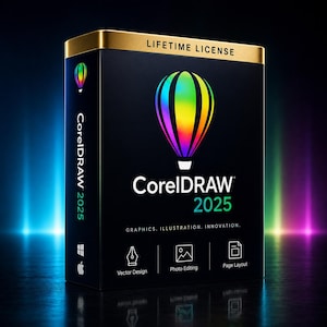 Software CorelDRAW Graphics Suite 2026 / Licencia de por vida - Descarga instantánea