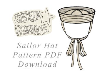SAILOR HAT PATTERN pdf for Beginners