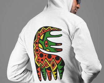 Sudadera con capucha de pulso ancestral
