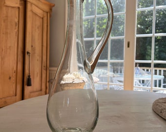 Antique French Glass Carafe - Etsy