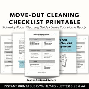 Master Cleaning Checklist | For Renters And People Selling Their Home| Deposit-Saving Cleaning Guide
