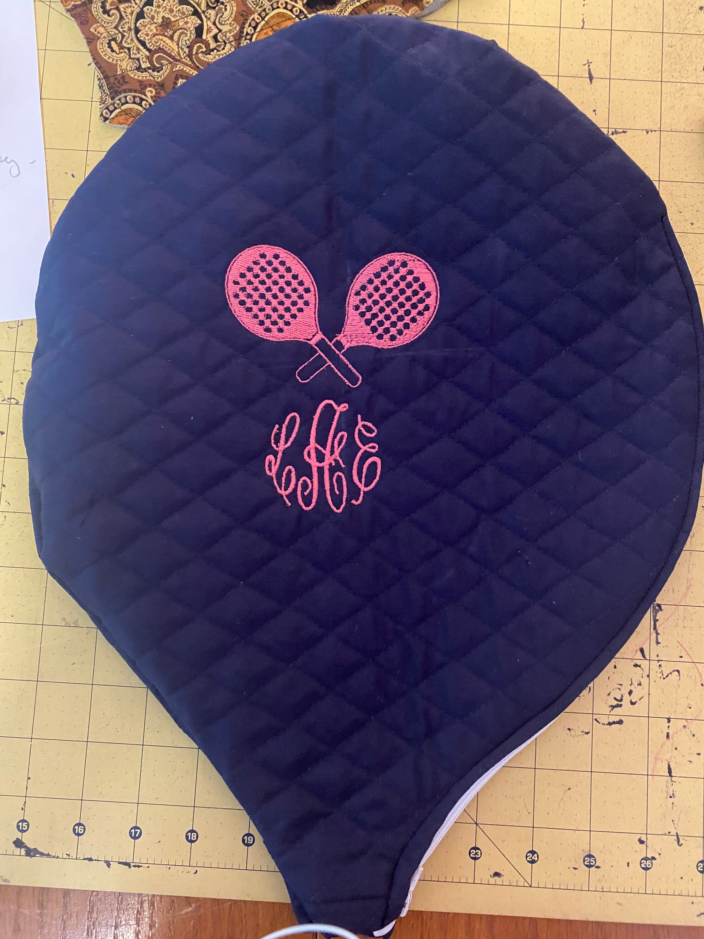 Platform Paddle Tennis Racquet Cover Protect your Grit Free Etsy
