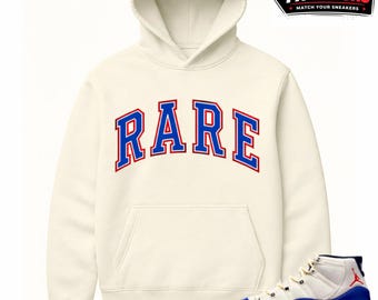Jordan 11 Rare Air Sneaker Match Hoodie Sail RARE Arch logo