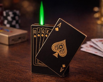 Ace of Spades™ Butane Gas Lighter – Luxury Playing Card Design