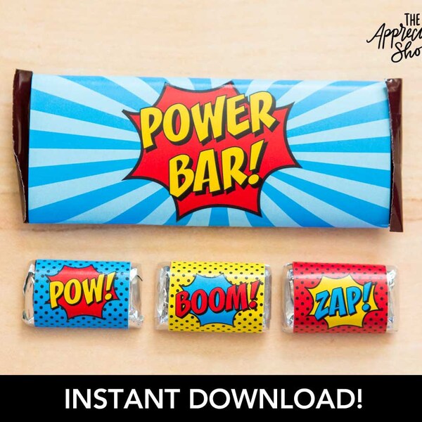 Superhero Wrappers - Etsy