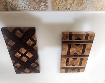 End grain hardwood cheese boards