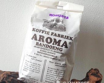 250gr Robusta Koffie Fabriek Aroma Coffee Café legendario de Indonesia desde 1930