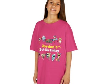 Roblox Dandy's World Custom Birthday T Shirt for Kids Party