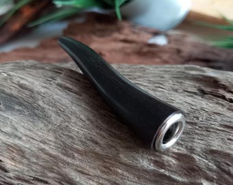 Handgemaakte rookpijp van moringahout, kleine houten tabakspijp