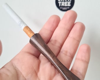 Handgemaakte Kalimosodo Cordia-houten rookpijp, houten tabakspijp