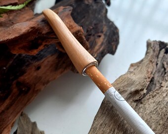Handgemaakte sandelhouten rookpijp, kleine houten tabakspijp