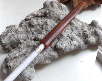 Handcrafted Buffalo Bone Tobacco Smoking Pipe Made in Indonesia