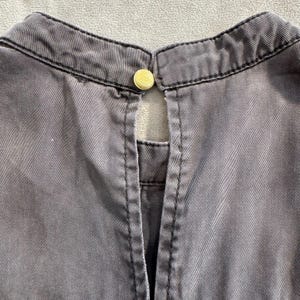 Anthropologie Tiered Sleeveless Mini Dress in Charcoal Gray image 10