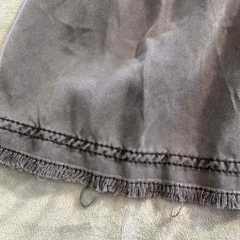 Anthropologie Tiered Sleeveless Mini Dress in Charcoal Gray image 2