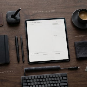 QG Neural Grid Executive OS | Digital Planner for iPad GoodNotes reMarkable 2 | Deep Work & Focus System for Professionals