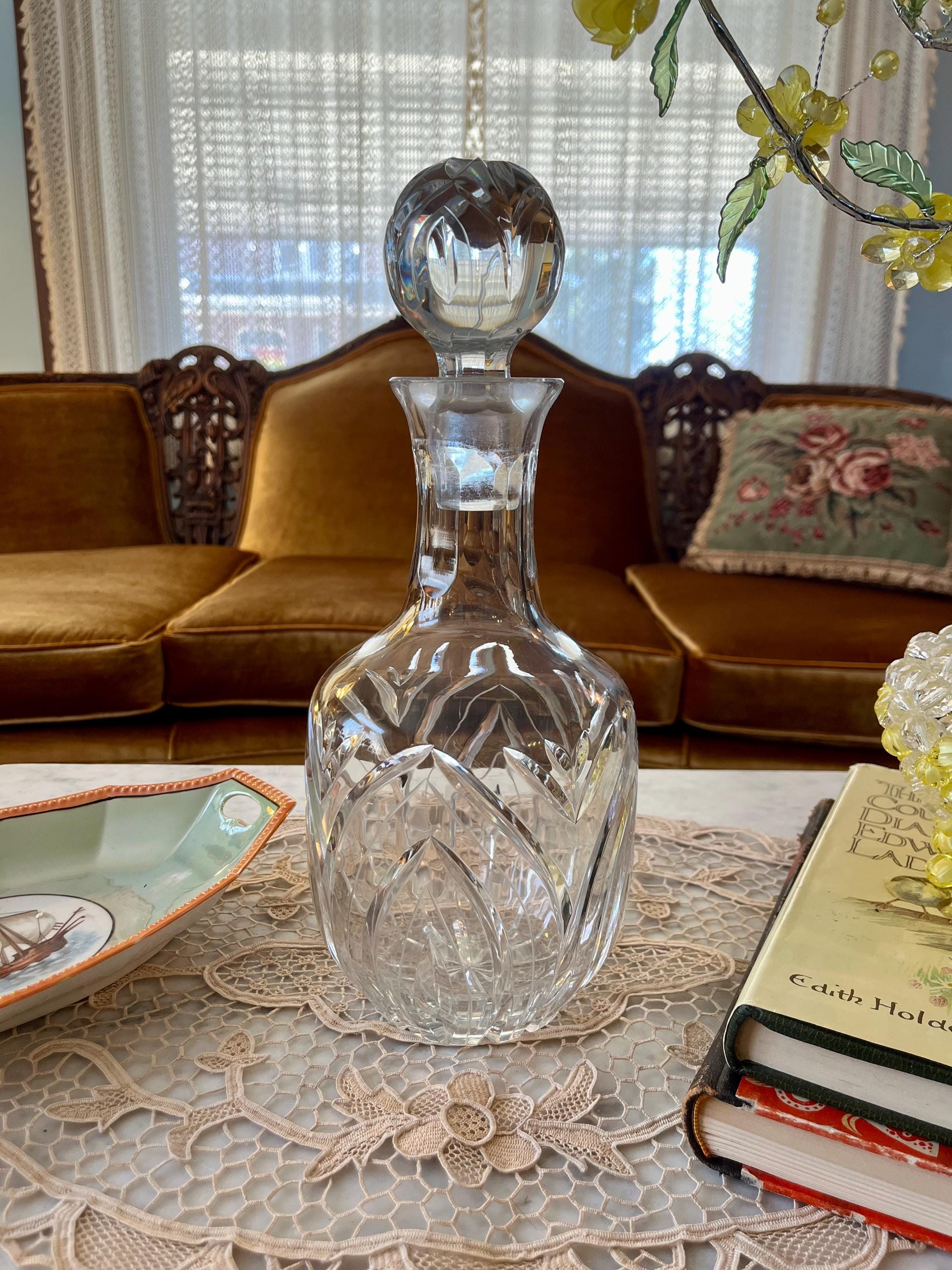 Crystal Decanter Vintage - Etsy