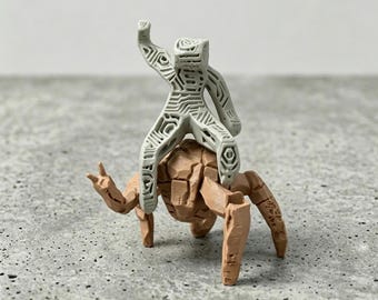 Rocky and Grace Project Hail Mary Figurines, Sci-fi Book Space Decoration, Desktop Ornament