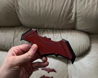 Red Hood Batarangs 4 PACK prop cosplay. 3d printed