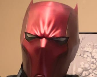 Red hood knightfight helmet. Painted and 3d printed ready to wear.