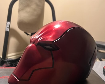 Red hood ronin HELMET . Painted and 3d printed ready to wear.