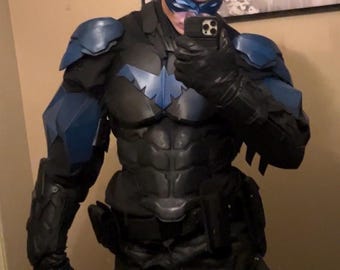 NIGHTWING FULL Suit. 3d printed. Cosplay painted and Ready to wear