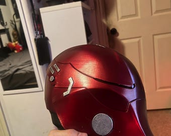 Red hood Arkham Knight HELMET v2. Painted and 3d printed ready to wear.