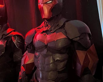 RED HOOD FULL suit. 3d printed. Cosplay painted and Ready to wear