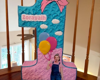 piñata number 1 with ms rachel theme