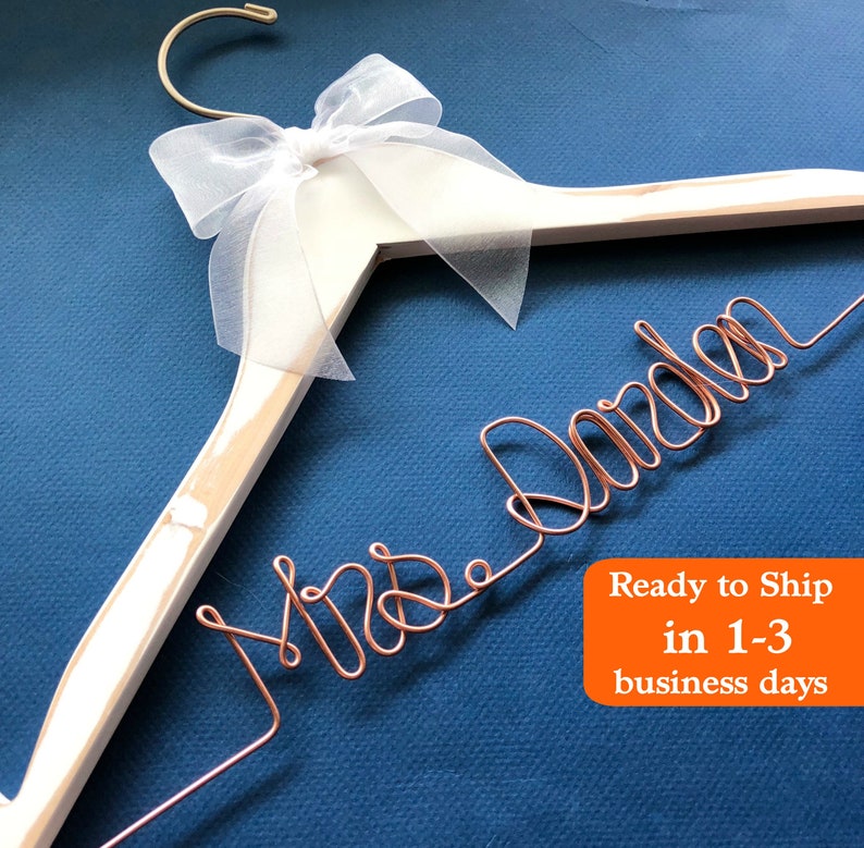 Wedding Hanger Personalized Gift Personalised Image 0