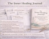 Inner Healing Journal | Trauma-Informed Prompts for Emotional Healing, Self-Compassion & Nervous System Reset