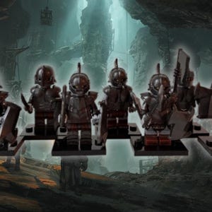 8個パック - オーク軍ミニフィギュアセット - モリアオーク - ブリックフィギュア