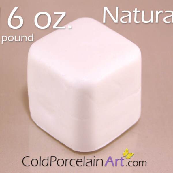 Cold Porcelain Clay 16oz. - Natural - Cold Porcelain Art