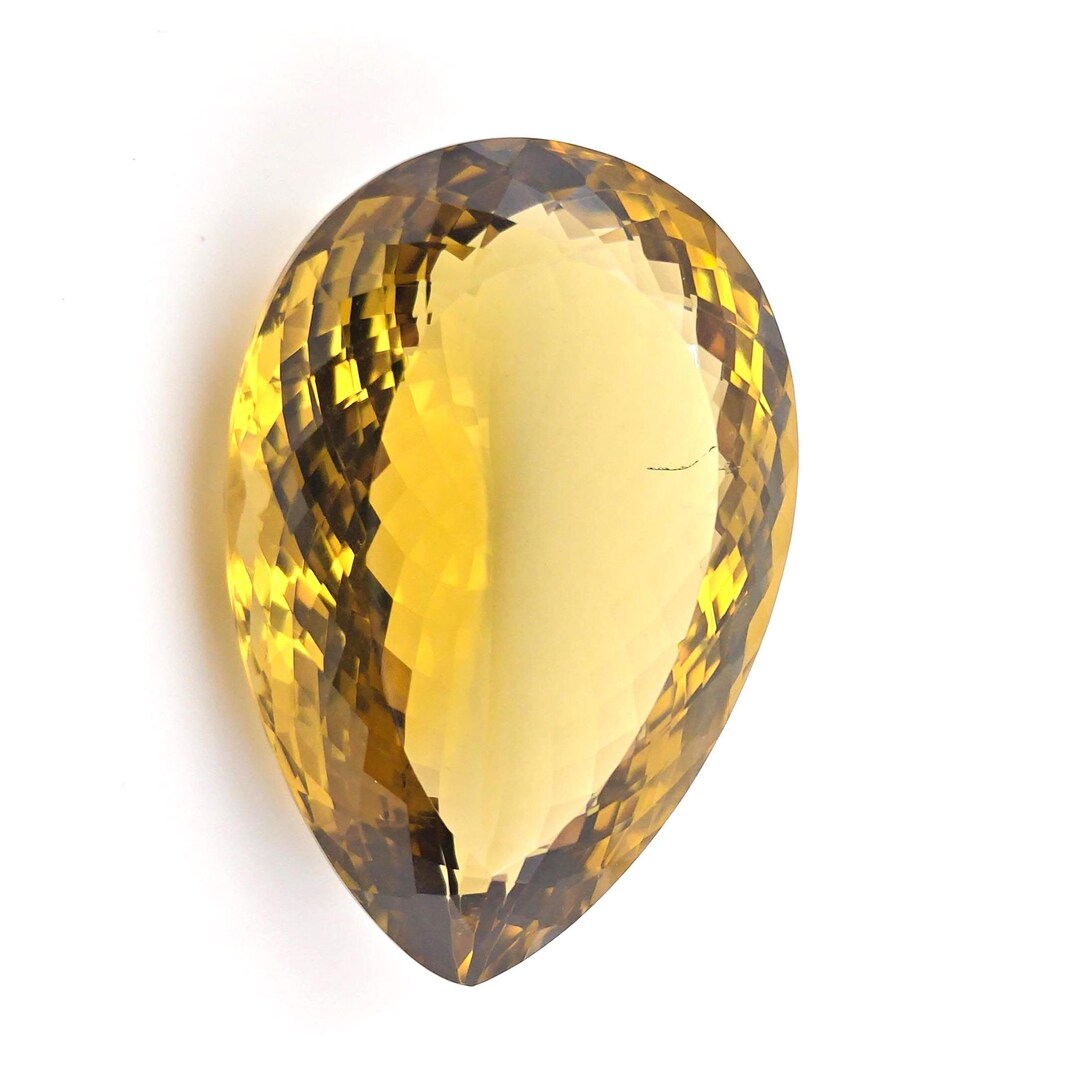 AAA+ Pear Shape Bear Quartz Gemstone, 156 Carat Loose Cut Stone ...