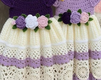 Crochet Baby Frock Pattern | Easy Dress, Newborn Toddler Outfit (PDF Download)