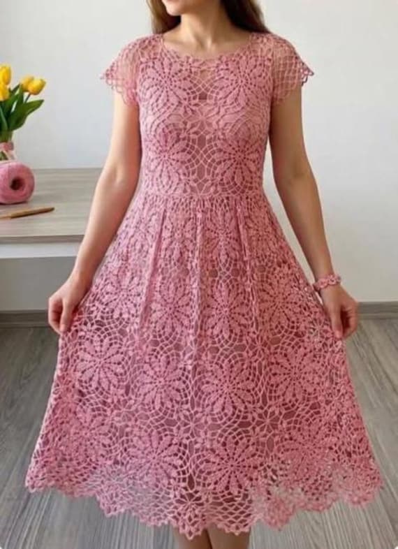 40 Maxi Dress Crochet Patterns to Make Stunning Handmade Outfits 22 Women Crochet Gown