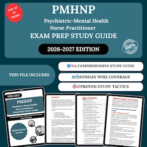 Pmhnp Prüfungsstudienführer 2026 | Pmhnp Prüfung | Pmhnp Studienführer | Pmhnp Studie | Pmhnp Schüler | Pmhnp | Ancc Pmhnp Studienführer