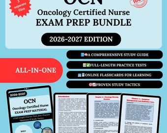 Ocn Prep Bundle 2026 | Oncology Nursing Medication | Ocn Exam | Ocn | Ocn Study | Ocn Study Guide | Oncology Nurse | Oncology Study Guide