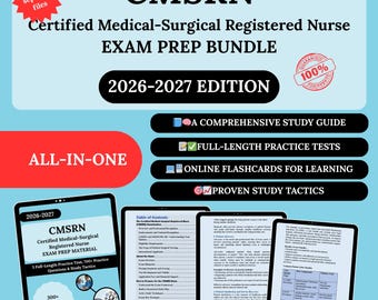 Cmsrn Prep Bundle 2026 | Cmsrn Study Guide | Cmsrn Review | Cmsrn | Cmsrn Exam | Cmsrn Flashcards | Cmsrn Exam Prep | Cmsrn Exam Study Guide