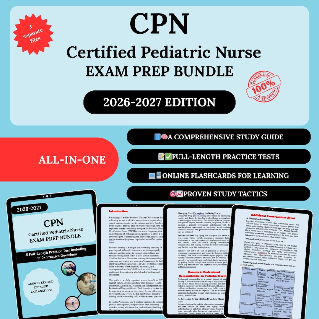Forfait Cpn Prep 2026 | Guide d'étude de l'examen d'infirmière ...
