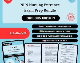 Nln Nex Prep Bundle 2026 | Nln Nex | Nex Practice | Nln-Nex Exam | Nex | Nln Nex Exam | Nln Nex Test Prep | Nln Nex Test | Nln Exam