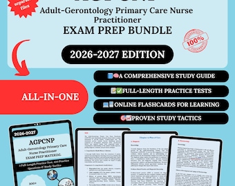 Agpcnp Prep Bundle 2026 | Agpcnp Study Guide | Agpcnp Pharmacology | Agpcnp Exam Flashcards | Agpcnp Exam Study Guide | Agpcnp Study Plan