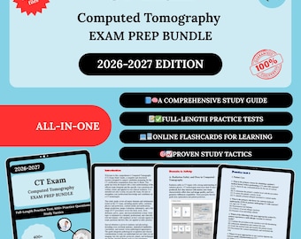 CT Prep Bundle 2026 | Ct Exam | Computed Tomography | Ct Study Guide | Ct | Ct Course | Computed Tomography Exam | Ct Registry | Ct Review